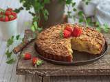 Namandier (ou gâteau aux amandes) aux fraises & à la fleur d’oranger