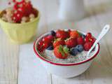 Pudding aux graines de chia & aux fruits d’été