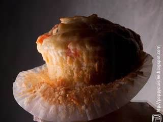 Muffins salés chèvre frais et tomates @ Doudoute