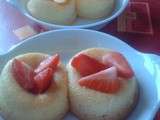 Babas moelleux à la fraise