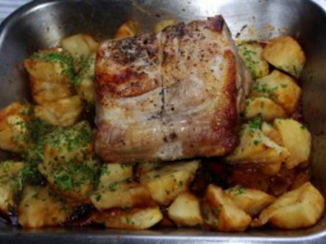 Choucroute De Rave Rôti De Porc