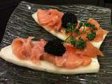 Tartines de radis noir au saumon fumé – de Kikilatoque