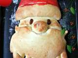 Brioche  tête de Père Noël  { santa bread } Xmas - recette [diy]