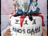 Gateau Manga #King' s game extrème { anniversaire de Prunille 1 - les photos - le gateau }