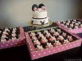{Sweet table minnie mouse rose} cupcakes minnie mouse et wedding cake minnie mouse pink