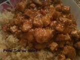 Tofu au poulet et poisson salé