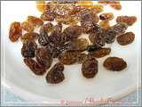 Comment re-gonfler des raisins secs
