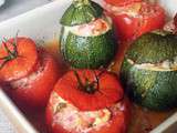 Tomates et courgettes farcies