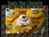 Toasts Thon Ciboulette