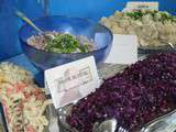 Salade de chou rouge aux pignons et raisins secs