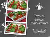 Tomates d'amour basilic/sésames