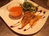 Atelier des chefs #1 – Raviole d’aubergines aux pignons, gaspacho glacé parfumé au basilic