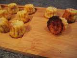 Cannelés salés aux tomates séchées et bresaola