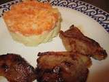 Magret de canard au miel des chefs Gastronomiz et son duo de purée