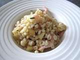 Salade de blé pommes/crevettes