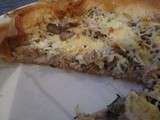 Tarte au thon, sauce au poivre