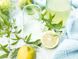 Citronnade à la verveine citronnée maison