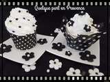 Cupcakes noir et blanc