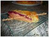 Galette des rois aux biscuits roses et aux framboises