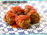 Boulettes de bœuf au chorizo