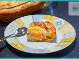 Clafoutis abricots et nectarines