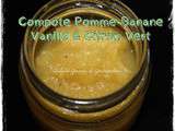 Compote Pomme-Banane Vanille & Citron vert