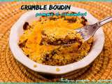 Crumble au boudin, pomme et camembert #Thermomix