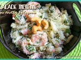 Salade indienne aux crevettes et à la pomme