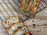 Cake aux courgettes, dinde & olives