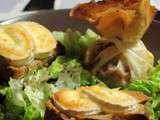 Aumônière Saumon Poireau et Chèvre