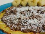 Crêpes choco-banane-coco