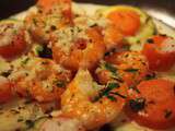 Douceur de crevettes et manioc à la crème coco