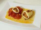 Encornets farcis au chorizo