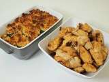 Sweet chicken et crumble de légumes