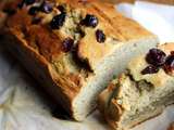 Petit déjeuner d’hiver: Breadcake au sarrasin, clémentine & cranberrys