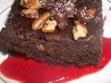 Brownies aux haricots noirs et pacanes
