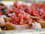 Bruschetta tomates et herbes – Recette facile et santé