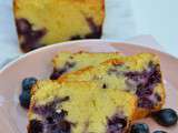 Cake myrtille citron amande… et bleu comme les iris de Van Gogh
