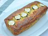 Cake courgettes lardons basilic