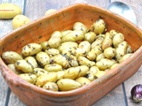 Pommes de terre grenailles rôties au four