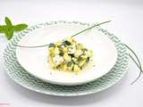 Tartare de courgettes et feta