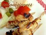 Brochettes de poulet indonésienne