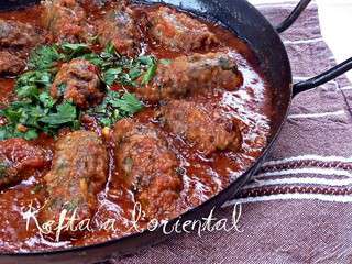 Kefta aux aubergines à l'oriental