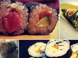 Différentes sortes de maki sushi
