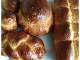 Brioche à tete ou brioche parisienne (cap patisserie), brioche nanterre , tresse
