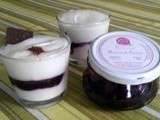 Mousse de fromage blanc au cassis