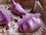 Raviolis vapeur violets 紫水晶蒸饺 zǐshuǐjīng zhēngjiǎo