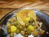 Plat unique : le poulet aux olives