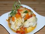 Chou-fleur sauce poivron