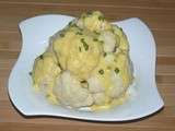 Chou-fleurs, sauce légère au curry